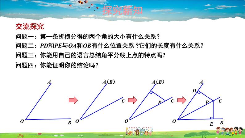 湘教版数学八年级下册  1.4 角平分线的性质  第1课时 角平分线的性质定理及其逆定理【课件】04