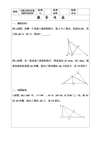 华东师大版数学八年级上册 复习题(6)（教案）