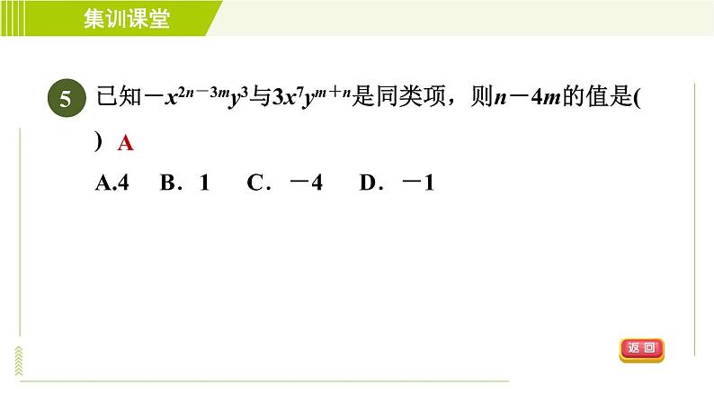 冀教版七年级下册数学 第6章 6.2  集训课堂   测素质  二元一次方程组及其解法 习题课件第8页