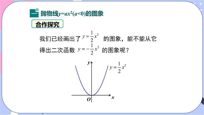 湘教版数学九年级下册1.2《二此函数的图像与性质》第2课时 二次函数y=ax2(a＜0)的图象与性质 PPT课件+教案04