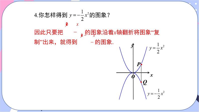 湘教版数学九年级下册1.2《二此函数的图像与性质》第2课时 二次函数y=ax2(a＜0)的图象与性质 PPT课件+教案06