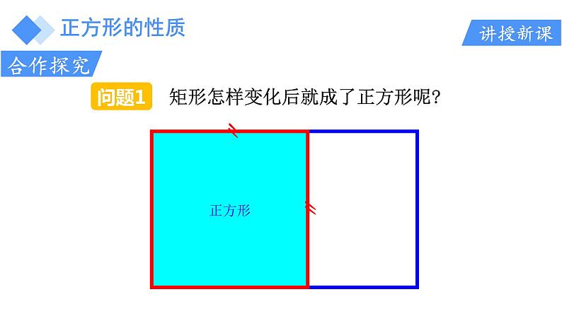 人教版八年级数学下册 18.2.3 第1课时 正方形的性质 课件第4页