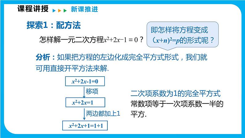 17.2 一元二次方程的解法 第二课时 配方法（课件）-2021-2022学年八年级数学沪科版下册第5页