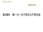 滬科版七年級(jí)下冊(cè)數(shù)學(xué) 期末提分練案 第2課時(shí)　解一元一次不等式與不等式組 習(xí)題課件
