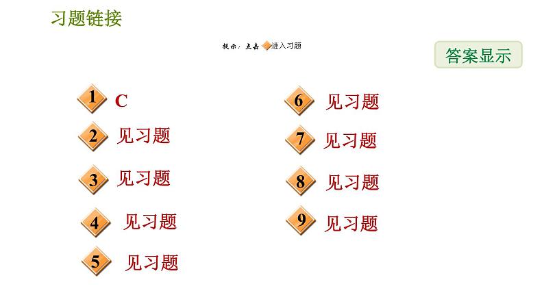 沪科版七年级下册数学 第10章 专题技能训练(八)  活用判定两直线平行的六种方法 习题课件02