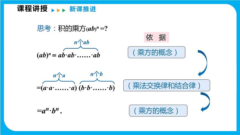 8.1 幂的运算 第三课时  积的乘方（课件）-2021-2022学年七年级数学沪科版下册第5页