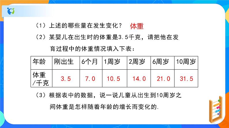 3.1用表格表示的变量间关系（课件）七年级数学下册（北师大版）05