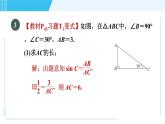 鲁教五四版九年级上册数学 第2章 2.4 目标四　解直角三角形的六种常见类型 习题课件