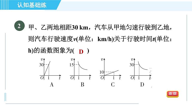 鲁教五四版九年级上册数学 第1章 1.3 目标一　建立反比例函数模型的应用 习题课件04