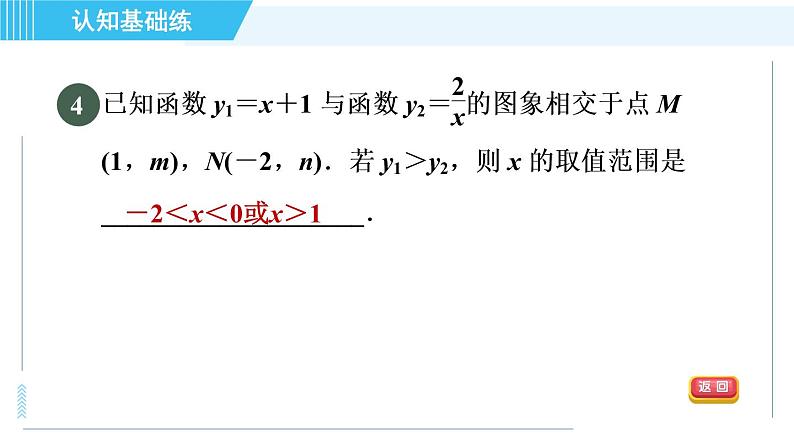 鲁教五四版九年级上册数学 第1章 1.3 目标一　建立反比例函数模型的应用 习题课件06