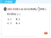 魯教五四版九年級上冊數(shù)學 第1章 1.2.1 反比例函數(shù)的圖象 習題課件