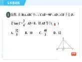 鲁教五四版九年级上册数学 第2章 2.4 目标二　已知边及锐角的三角函数值解三角形 习题课件
