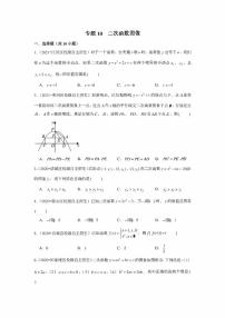 初中数学自主招生训练 专题10 二次函数图像（含解析）