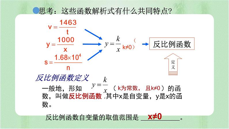 26.1.1反比例函数（课件）九年级数学下册（人教版）第5页