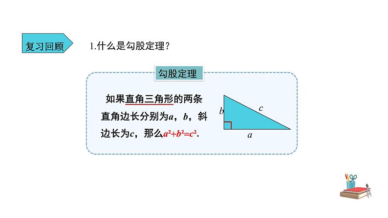 人教版八年级数学下册课件----《17.1 勾股定理 第2课时》03