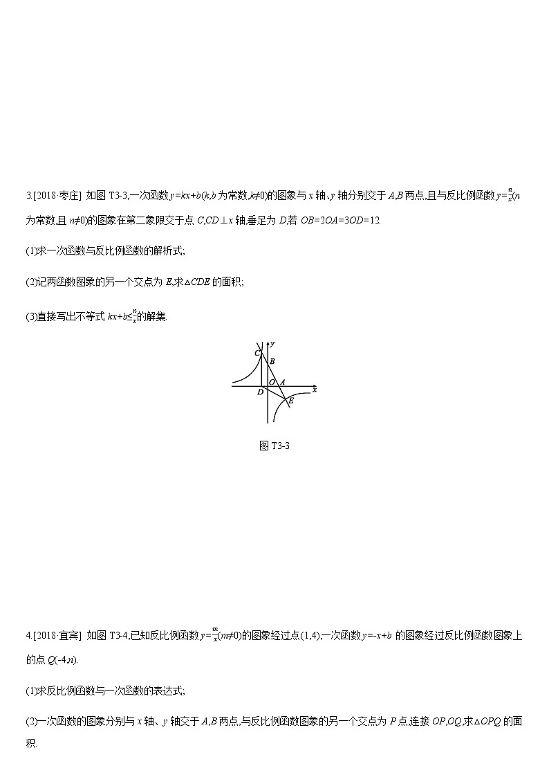 提分专练03　一次函数与反比例函数的综合第2页