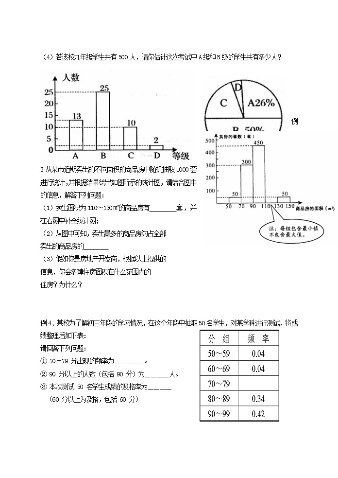 中考数学第一轮复习课件和课后作业（无答案）：16统计图03