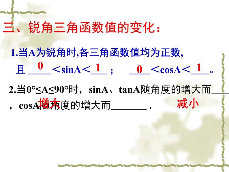 中考数学第一轮复习课件：27锐角三角函数第4页