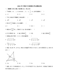 湖南省安仁县思源实验学校2021-2022学年八年级上学期期末考试数学试题