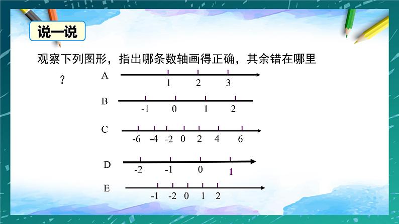 1.2.2数轴课件2021-2022学年人教版数学七年级上册08