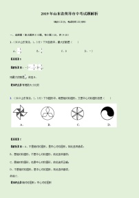 2019山东省菏泽市中考试题解析