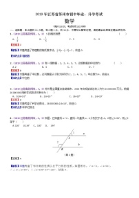 2019江苏苏州中考数学解析练习题