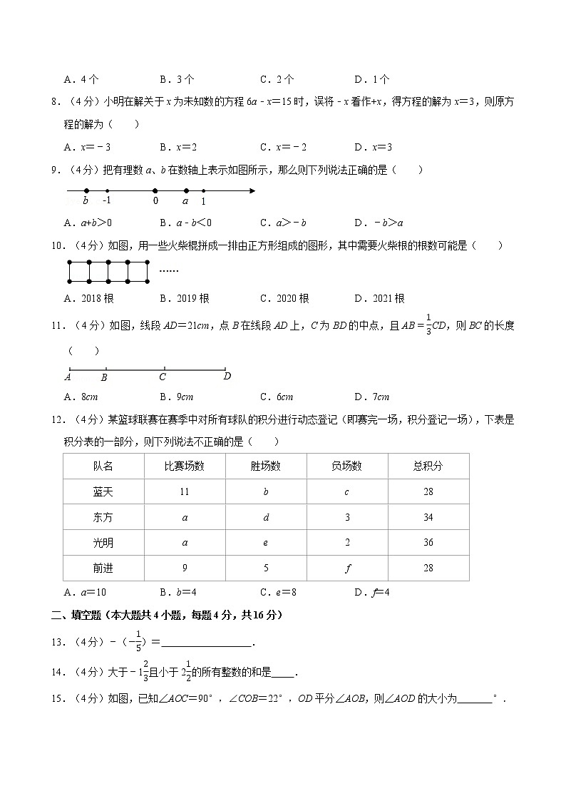 专题6.4 期末测试卷（满分150分制）（举一反三）（人教版）（原卷版）第2页