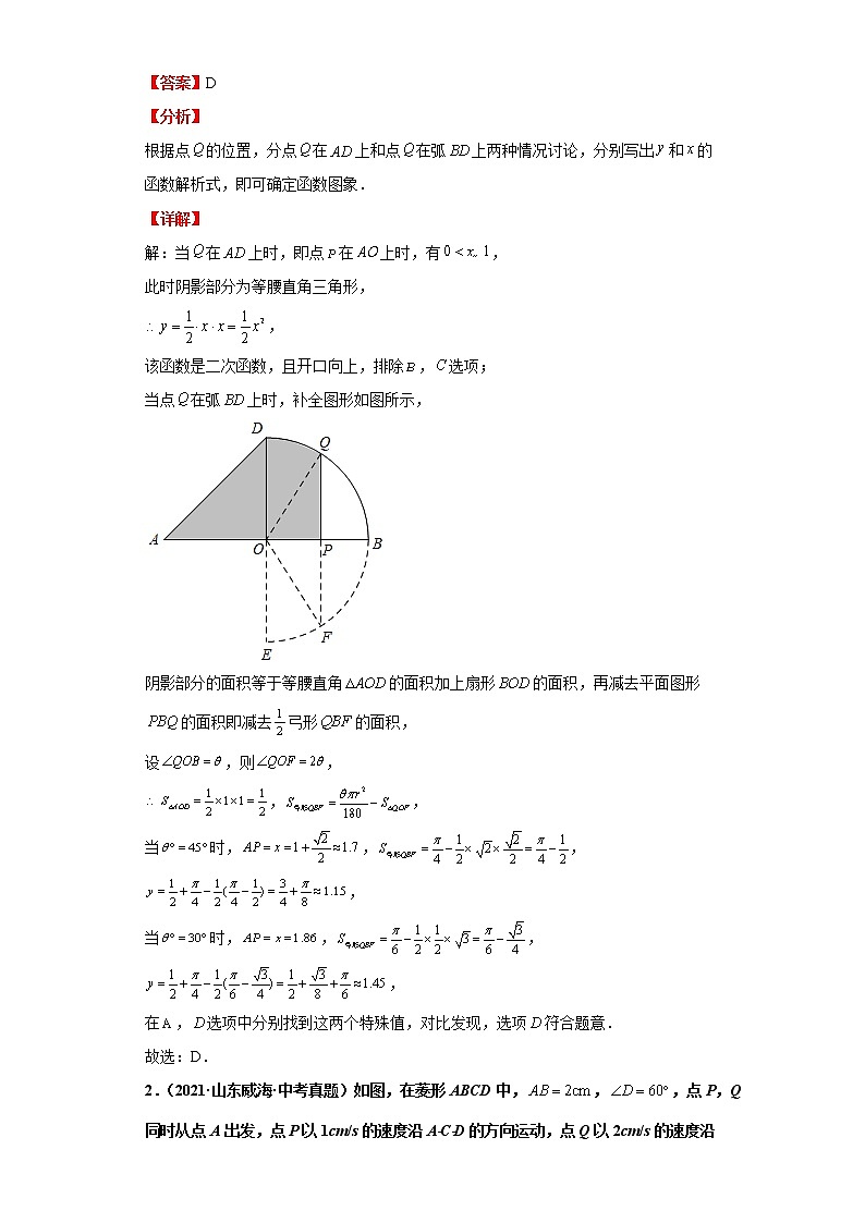 考点13二次函数的应用（解析版）-2022年数学中考一轮复习考点透析（华师大版） 试卷02