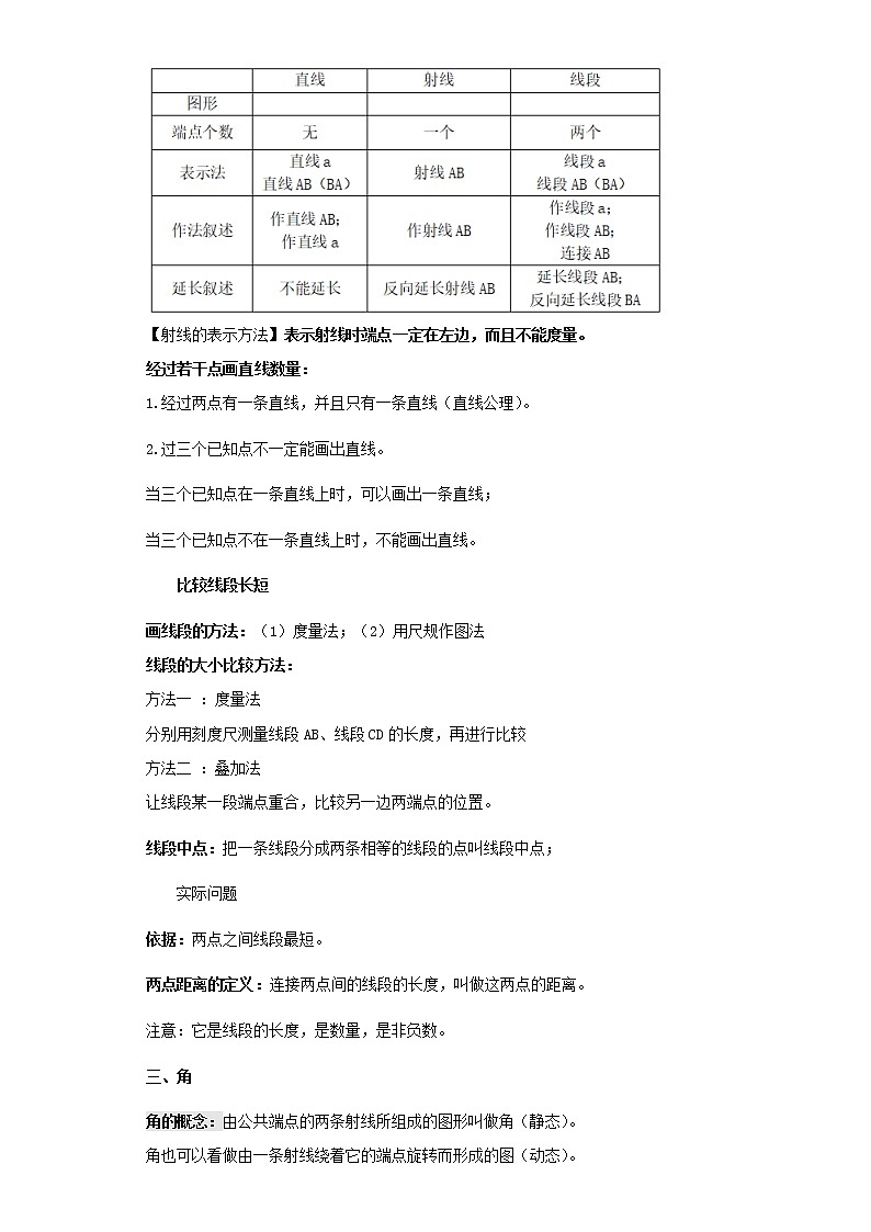 考点16几何图形初步认识（解析版）-2022年数学中考一轮复习考点透析（北京版）第3页