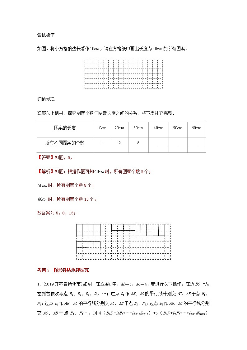 江苏版2020年中考数学热点专题冲刺2规律探究问题2020032521202