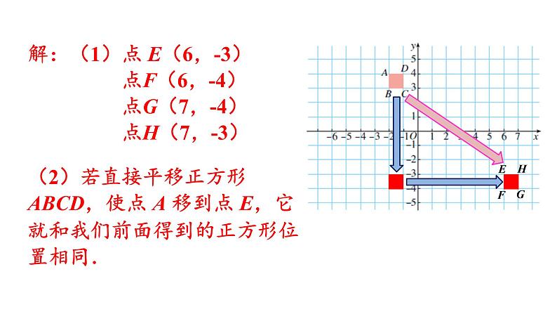 人教版七年级数学下册 7.2.2  用坐标表示平移 课件07