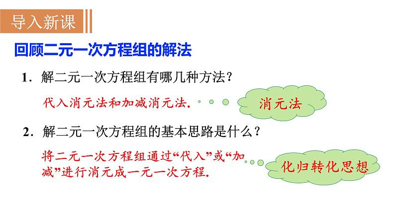 人教版七年级数学下册 8.4　三元一次方程组的解法 课件02