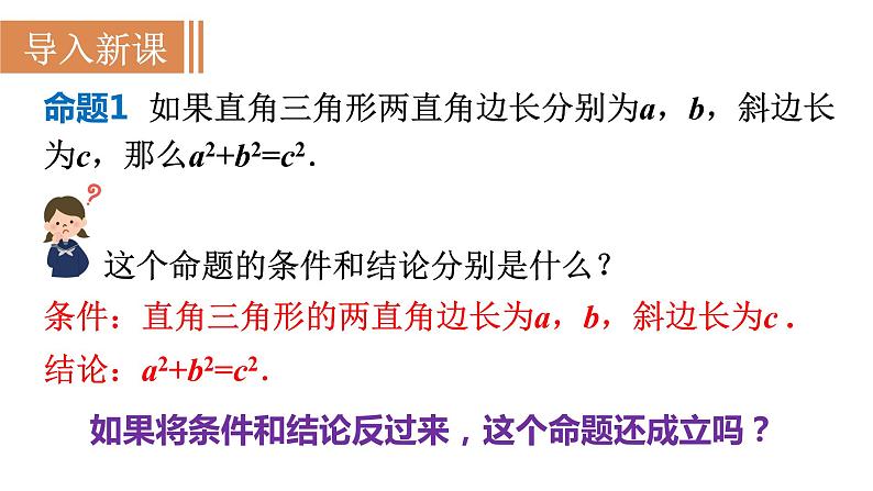 人教版八年级数学下册 17.2  勾股定理的逆定理 课件第2页