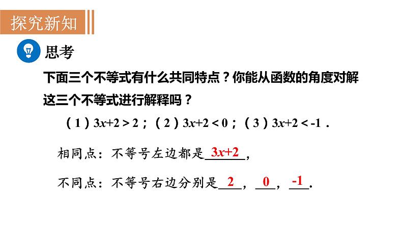 人教版八年级数学下册 19.2.3　一次函数与方程、不等式 课件06