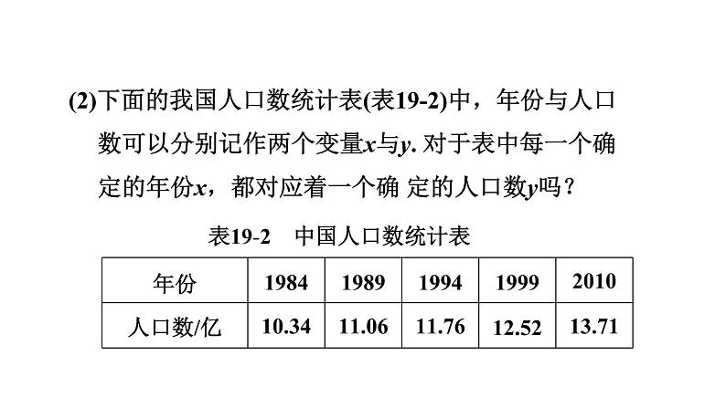 人教版八年级数学下册--19.1.1第2课时函数教学课件（共32页）第5页