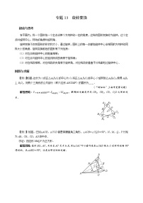 九年级数学 培优竞赛 专题13 旋转变换 讲义学案