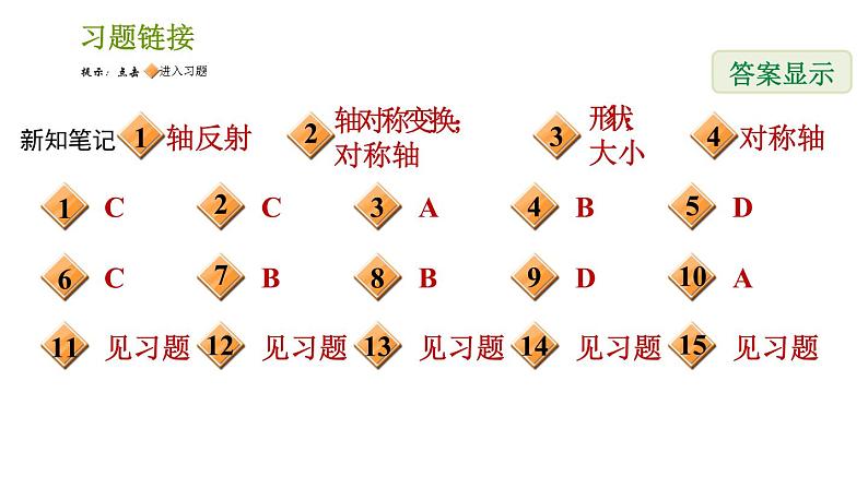 湘教版七年级下册数学 第5章 5.1.2轴对称变换 习题课件02