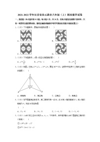 2021-2022学年江苏省连云港市八年级（上）期末数学试卷   word，解析版