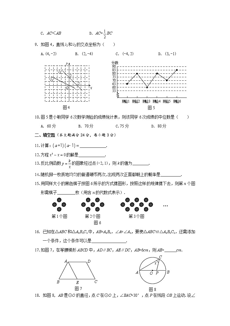 中考数学综合练习题7302