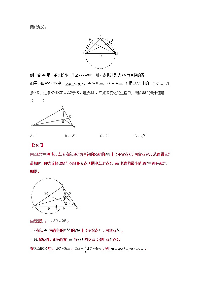 专题18 隐形圆及最值问题-2022年中考数学几何模型解题策略（课件 讲义）03