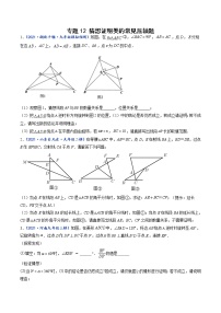 专题12 猜想证明类的常见压轴题-【聚焦压轴】2022届中考数学压轴大题专项训练1