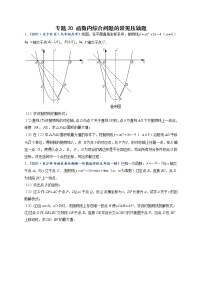 专题20 函数内综合问题的常见压轴题-【聚焦压轴】2022届中考数学压轴大题专项训练1