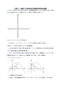 专题21 函数与几何的综合问题的常见压轴题-【聚焦压轴】2022届中考数学压轴大题专项训练1