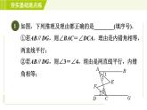 苏科版七年级下册数学 第12章 12.3.2  与平行、直角三角形有关的证明 习题课件