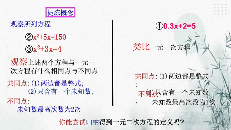 浙教版八年级数学2.1一元二次方程课件第5页