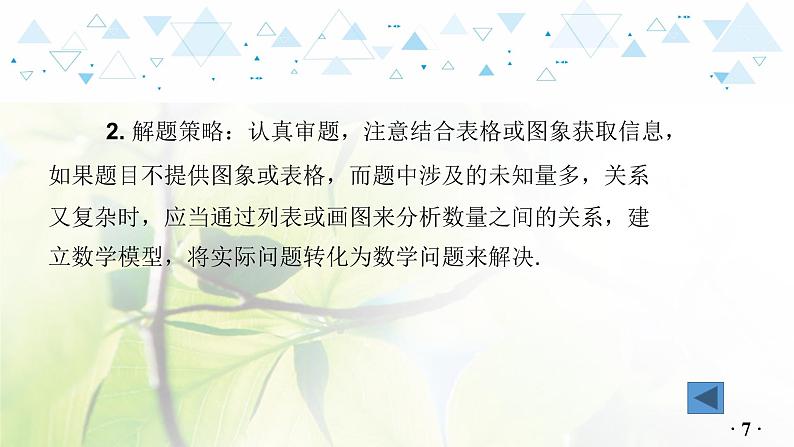 中考数学总复习第二篇热点专题提升教学课件08