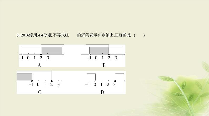 中考数学总复习 02第二章 方程（组）与不等式（组） PPT课件（福建专用）06