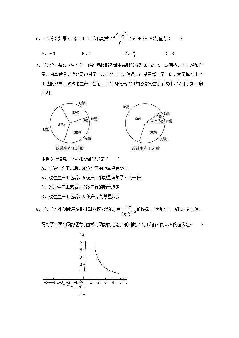 2019年北京市朝阳区中考数学二模试卷【含答案】第2页