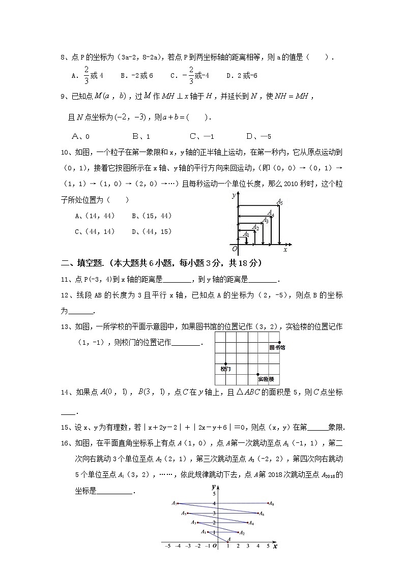第7章平面直角坐标系 单元测试-2021-2022学年人教版七年级下册数学02