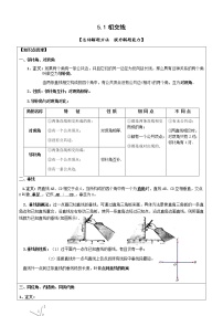 人教版七年级下册第五章 相交线与平行线5.1 相交线5.1.1 相交线学案设计